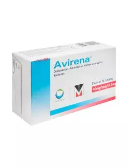 Avirena® 40 mg/5 mg/12.5 mg (Olmesartán/Amlodipino/Hidroclorotiazida) - 28 Tabletas | Menarini