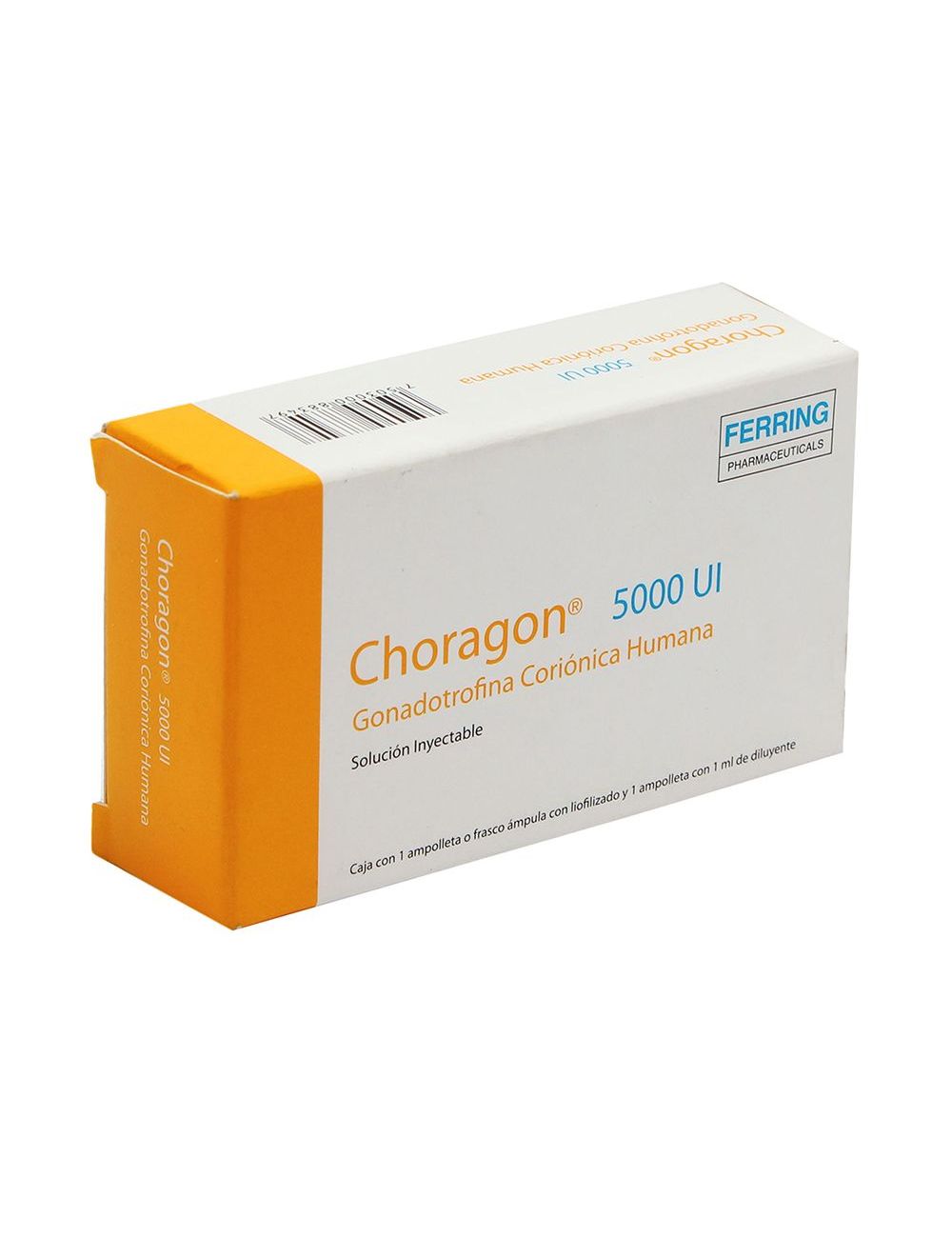 Choragon 5000 UI Con 1 Ampolleta de 1 mL Solución Inyectable Choragon 5000 UI Con 1 Ampolleta de 1 mL Solución Inyectable