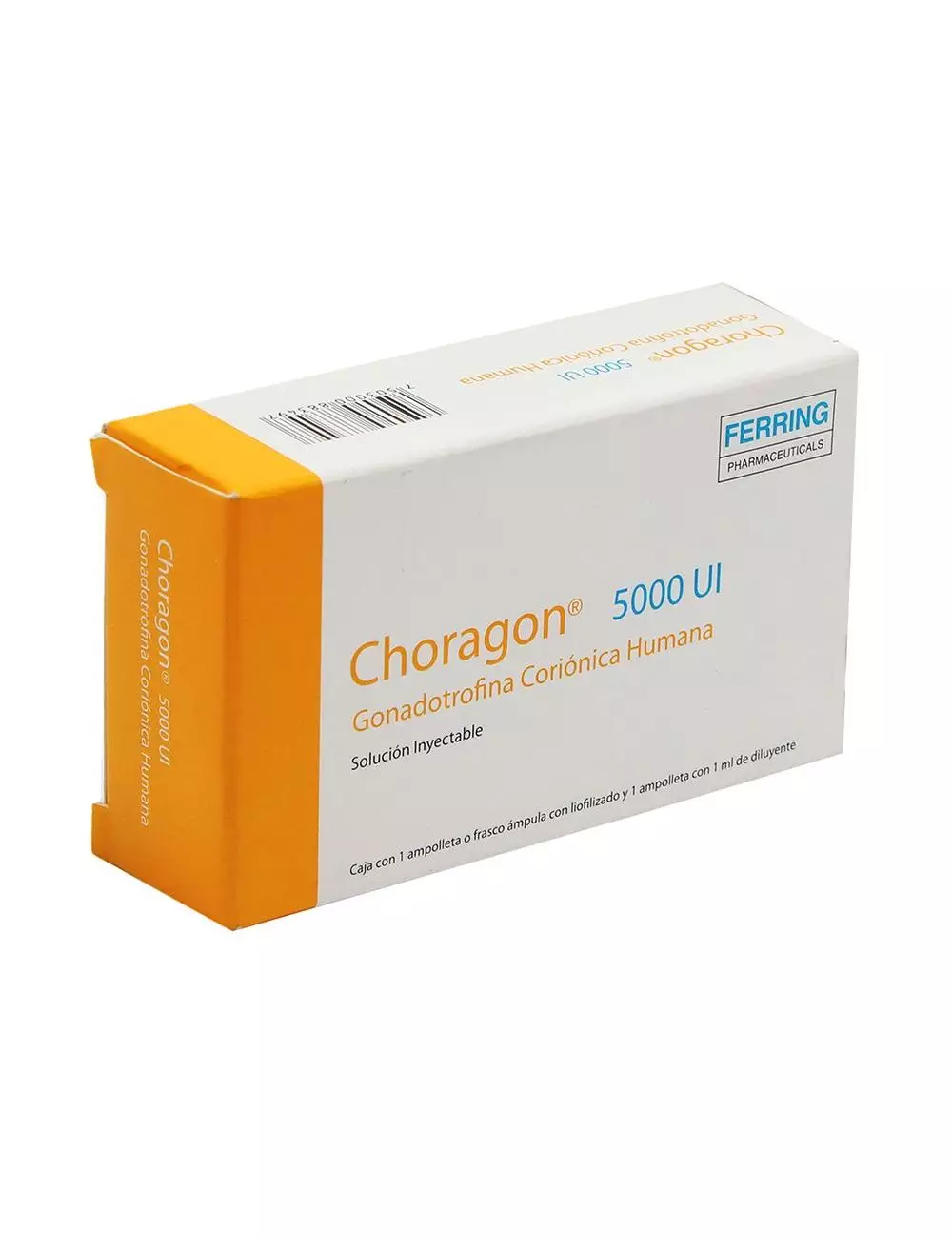 Choragon 5000 UI Con 1 Ampolleta de 1 mL Solución Inyectable