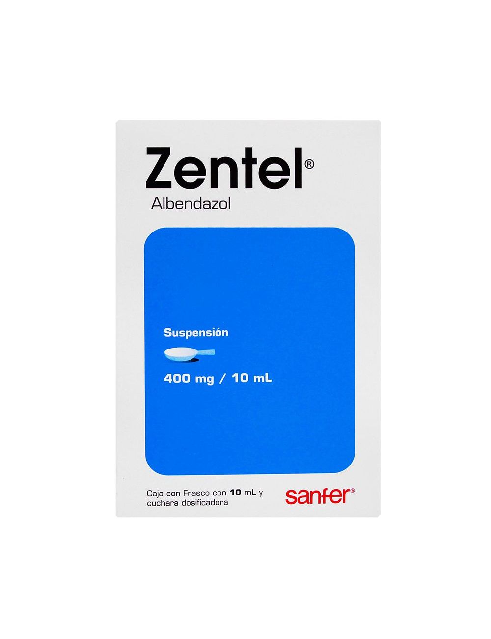 Zentel 400 mg Caja Con Frasco 10 mL Zentel 400 mg Caja Con Frasco 10 mL