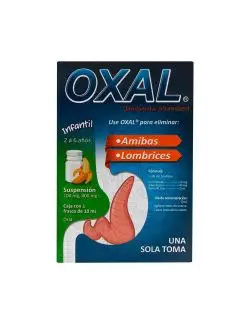 Oxal Suspensión Infantil 100 mg/ 400 mg Caja Con Frasco Con 10 mL