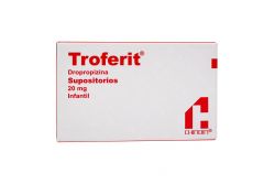 Troferit Infantil 20 mg Caja Con 8 Supositorios