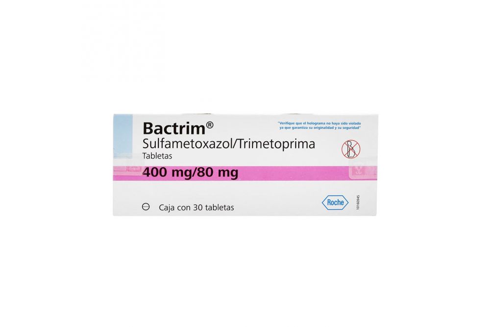 Bactrim 80mg/400mg Caja Con 30 Tabletas - RX2