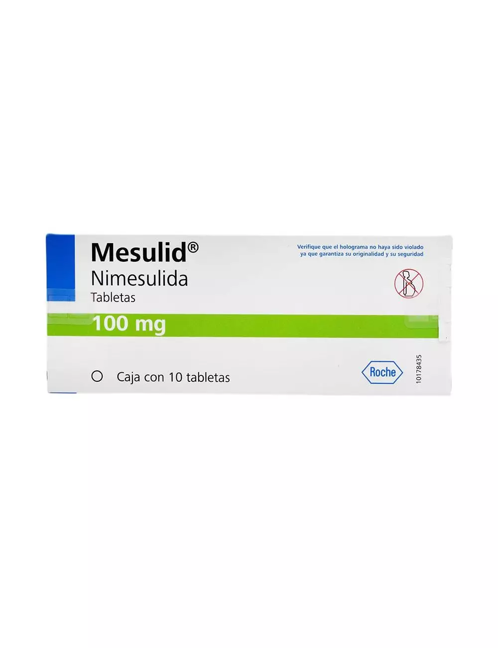 Mesulid 100 mg Caja Con 10 Tabletas