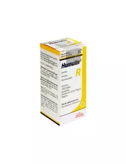 Humulin R Solución Inyectable Caja Frasco Ámpula 10 mL - RX3