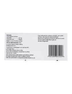 Dilatrend® 25 mg (Carvedilol) - 14 Tabletas - Roche