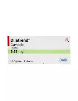 Dilatrend 6.25 mg Caja Con 14 Tabletas