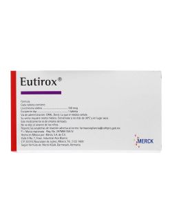 Eutirox® 150 mcg - Caja con 50 Tabletas | Levotiroxina Sódica | Merck