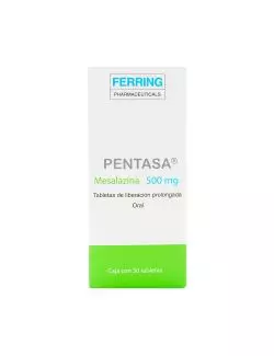 Pentasa 500 mg Caja Con 30 Tabletas