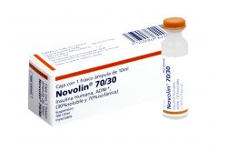 Novolin 70/30 100 UI / ml Suspensión Inyectable Caja Con Frasco Ámpula con 10 ml - RX3