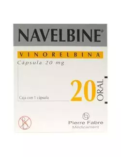 NAVELBINE® 20 mg (Vinorelbina) - 1 Cápsula - Pierre Fabre RX3