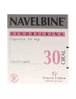 NAVELBINE® 30 mg (Vinorelbina) - 1 Cápsula - Pierre Fabre RX3