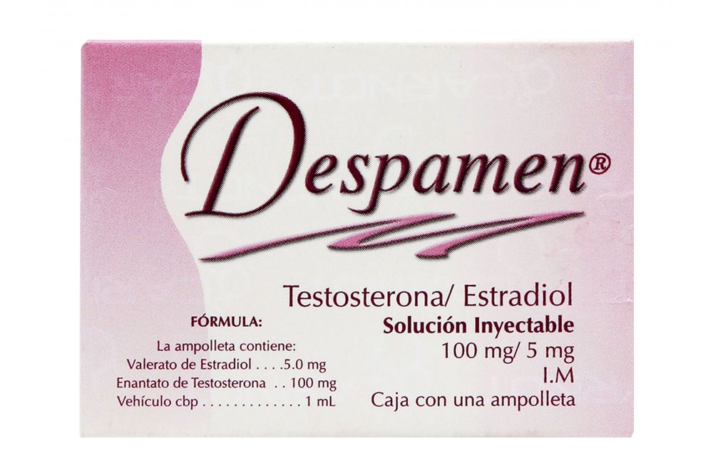 Despamen 100 mg / 5 mg Caja Con 1 Ampolleta Con 1 mL