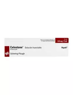 Celestone Solución Inyectable 8 mg Caja Con Jeringa Prellenada Con 2 mL