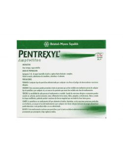 Pentrexyl 1 g Caja Con 3 Frascos Ámpula Con Polvo y 3 Ampolletas Con 3mL -RX2