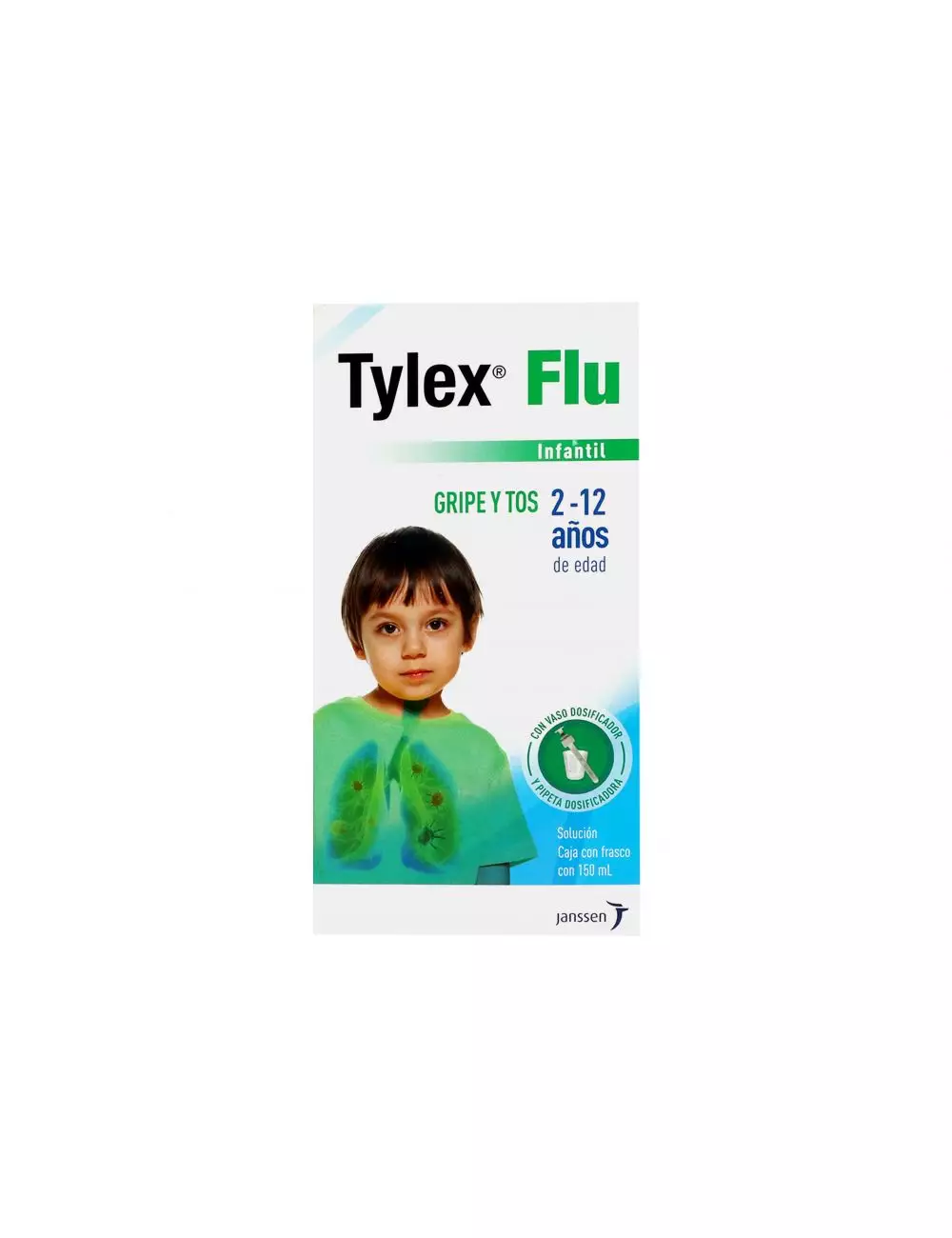 Tylex Flu 500 mg Solución Caja Con Frasco Con 150 mL