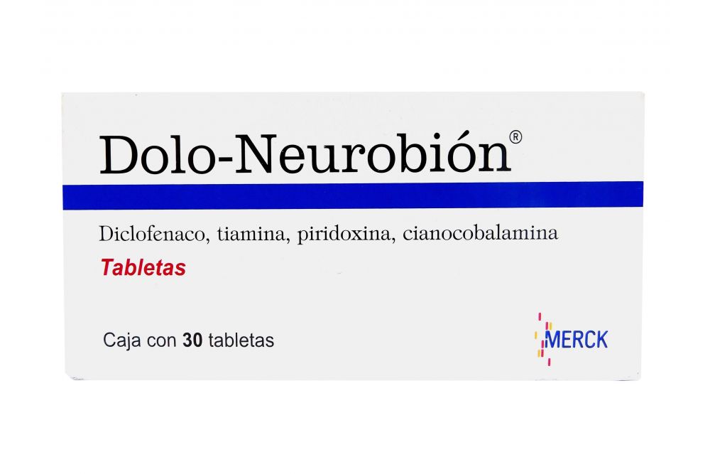 Dolo Neurobion 50 mg Caja Con Frasco Con 30 Tabletas