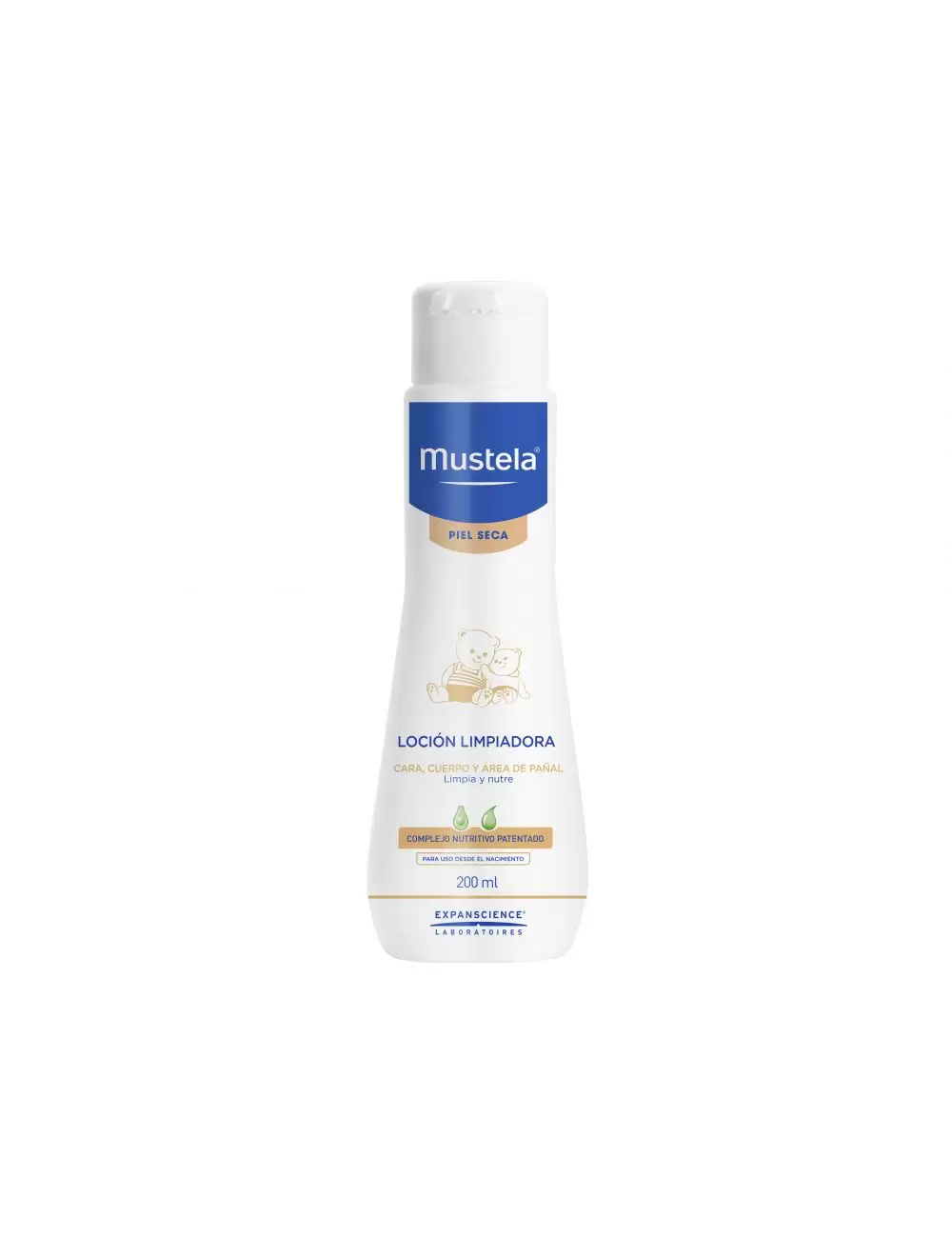 Mustela Loción Limpiadora Botella Con 200 mL