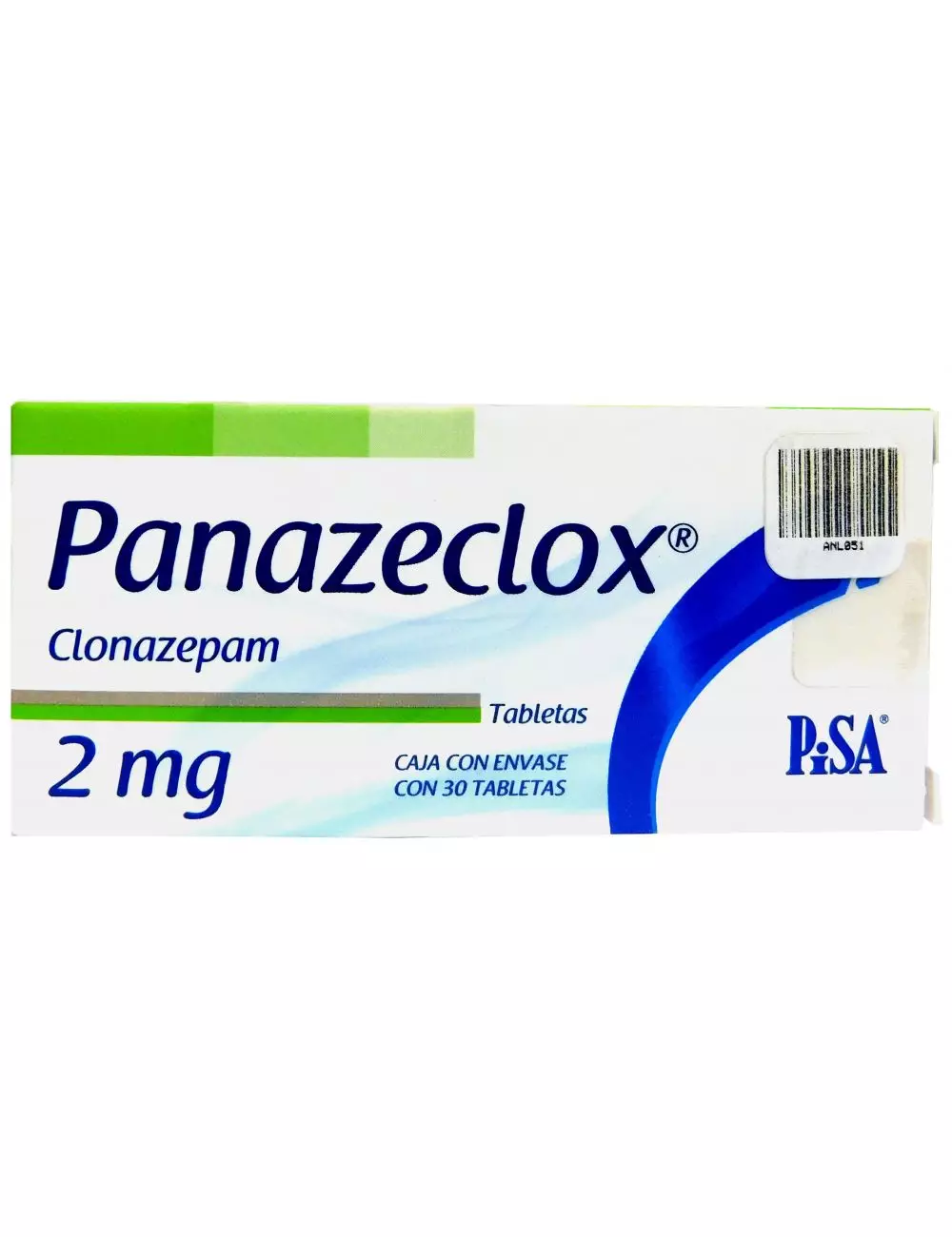 Panazeclox 2 mg Caja Con 30 Tabletas RX1