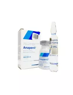 Anapenil 400,000 UI Caja Con Frasco Ámpula y Una Ampolleta - RX2