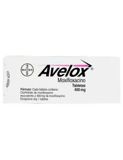 Avelox 400 mg Caja Con 5 Tabletas -RX2