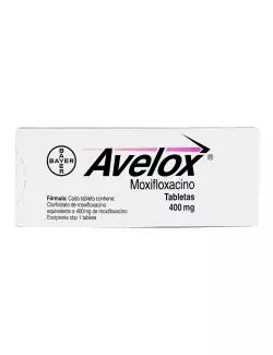 Avelox 400 mg Caja Con 7 Tabletas - RX2