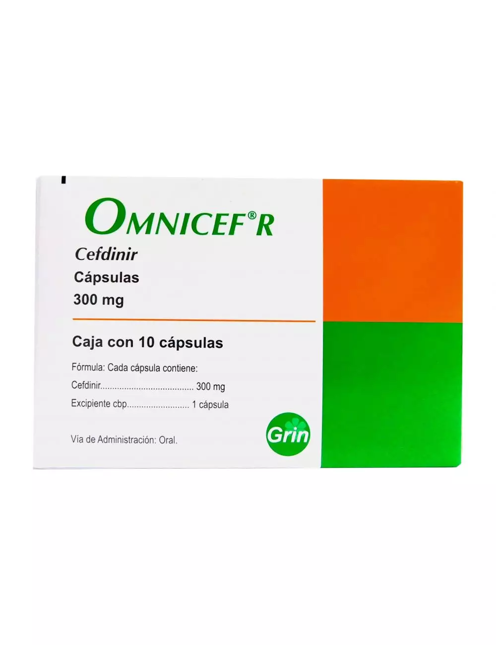 Omnicef R 300 mg Caja Con 10 Cápsulas - RX2