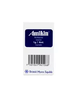 Amikin 1g / 4 mL Caja Con 1 Frásco Ámpula - RX2