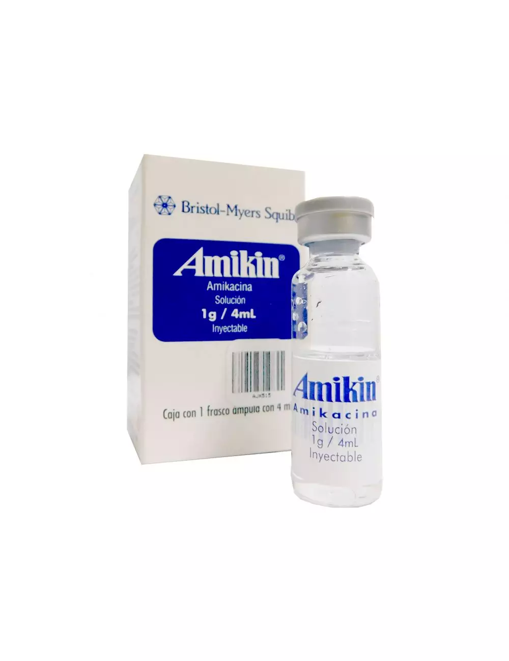 Amikin 1g / 4 mL Caja Con 1 Frásco Ámpula - RX2