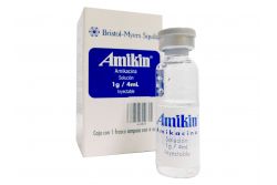 Amikin 1g / 4 mL Caja Con 1 Frásco Ámpula - RX2
