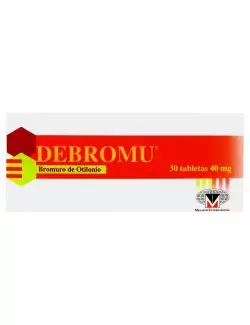 DEBROMU® 40 mg - 30 Tabletas | Bromuro de Otilonio | A.Menarini Pharma México
