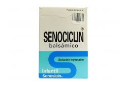 Senociclin Balsámico Infantil Caja Con Frasco Ámpula y Ampolleta -RX2
