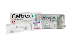 Ceftrex IM 500 mg Caja Con 1 Frasco Ámpula y Jeringa RX2