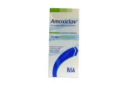 Amoxiclav Suspensión Pediátrica 125 mg/31.25 mg/5 mL Caja Con Frasco RX2