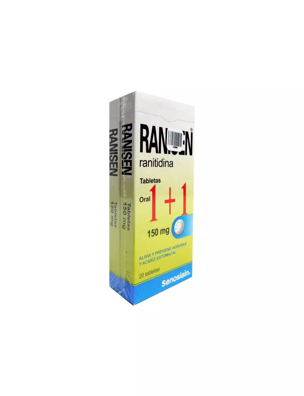 Ranisen 150 mg 2 Cajas Con 20 Comprimidos