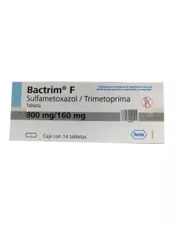 Bactrim F 160 mg/800 mg Caja Con 14 Tabletas – RX2