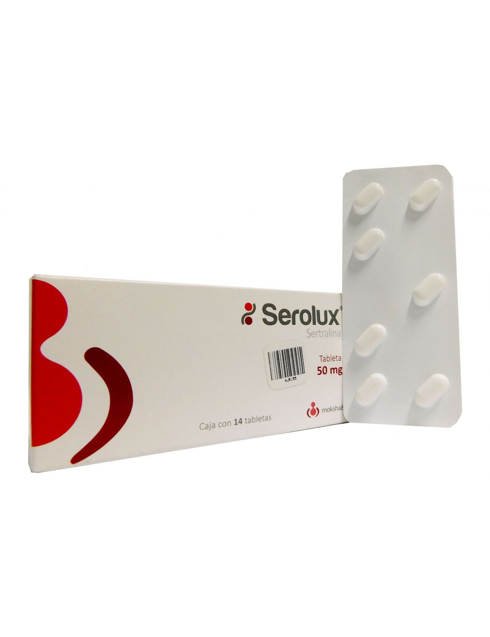Serolux 50 mg Caja Con 14 Tabletas
