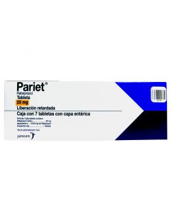 Pariet 20 mg Caja Con 7 Tabletas De Liberación Retardada