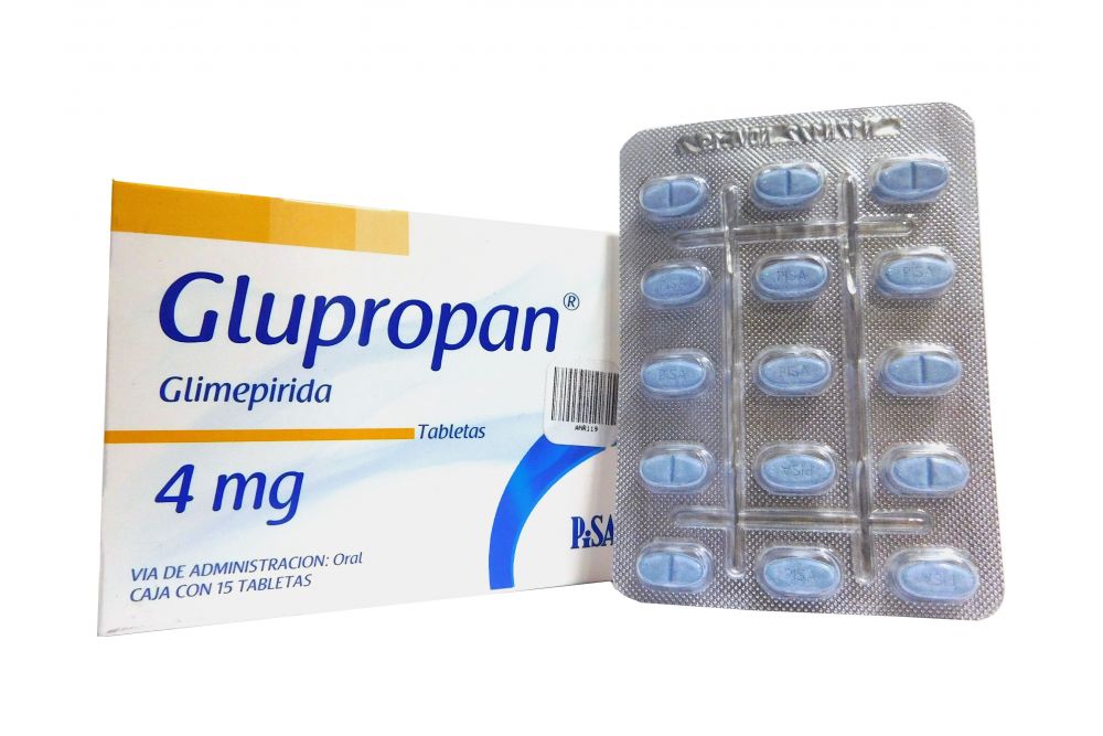 Glupropan 4 mg Caja Con 15 Tabletas