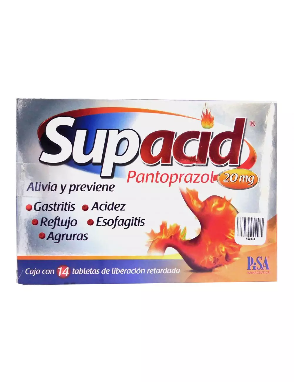 Supacid 20 mg 14 Tabletas De Liberación Retardada