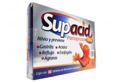 Supacid 20 mg Caja Con 14 Tabletas De Liberación Retardada