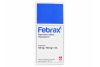 Febrax Suspensión 125 mg/100 mg/5 mL Frasco Con Polvo 100 mL