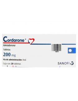 Cordarone 200 mg Caja Con 20 Tabletas