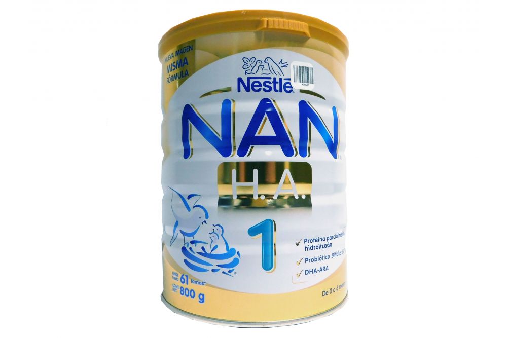 NAN H.A 1 De 0-6 Meses Lata Con 800 g