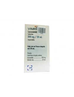 Vimpat Solución 200 mg/20 mL Caja Con Un Frasco Ámpula