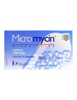 Micromycin 100 mg Caja Con 10 Cápsulas - RX2