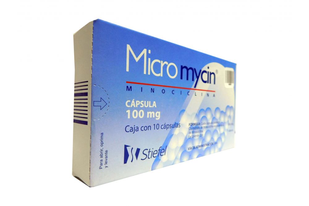 Micromycin 100 mg Caja Con 10 Cápsulas - RX2