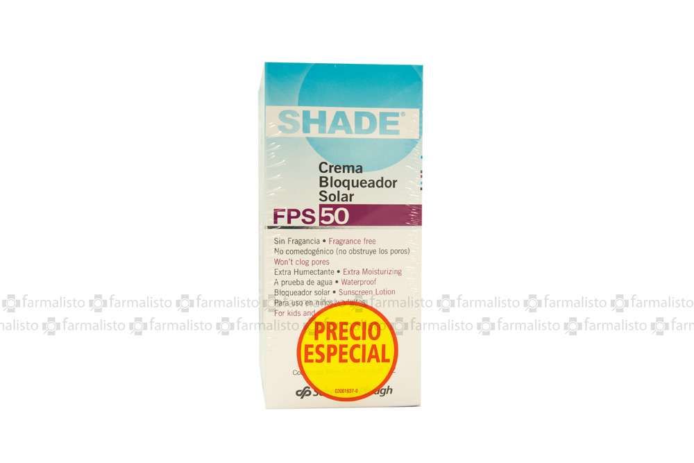 Shade Protect Crema FPS 50 Caja Con Tubo Con 177 mL