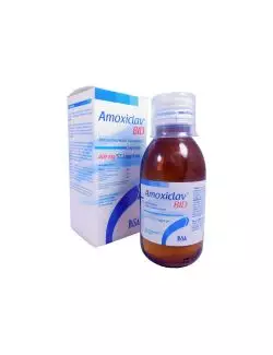 NO - Amoxiclav Bid Suspensión 400mg/57mg/5mL Caja Con Frasco Con Polvo Para 75mL  RX2