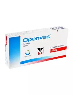 Openvas 20 mg Caja Con 14 Tabletas